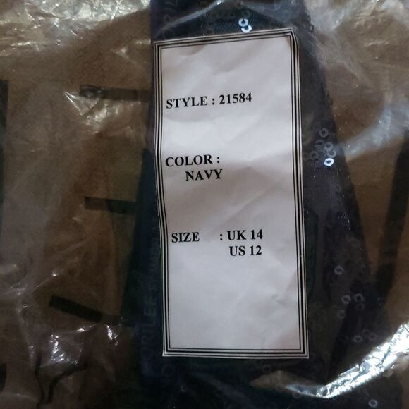 Morilee by Madeline Gardner Mesh Sequin V-Neck Gown - Picture 17 of 17